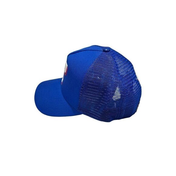 Texas Rangers Blue Trucker Hat Pro Standard Unisex Adjustable Mesh Back Cap - Picture 4 of 8